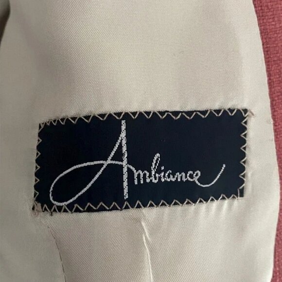 Vintage Raw Silk Blazer Rosewood - Picture 6 of 14